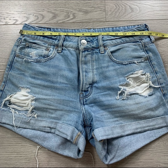 AEO Tomgirl Midi Jean Shorts - Picture 9 of 11